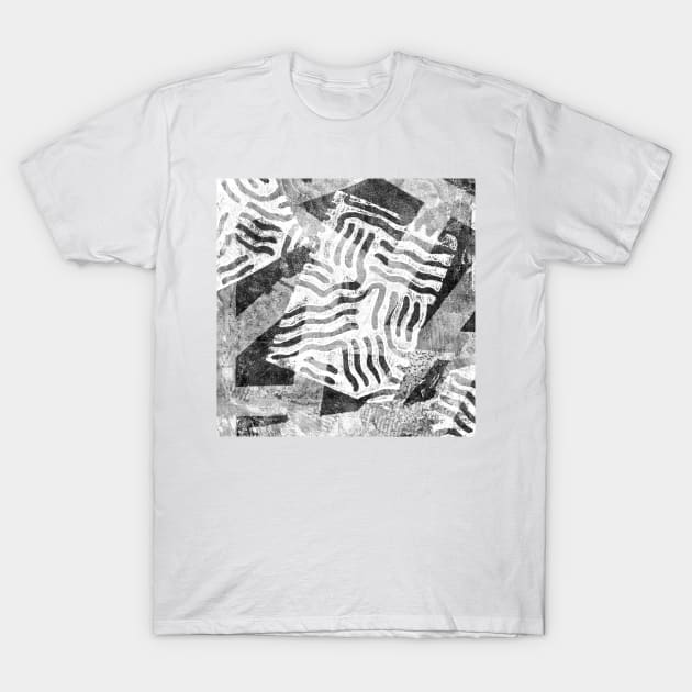 The Boxed In Abstract - Digitally Enahanced Version 1 T-Shirt by Heatherian